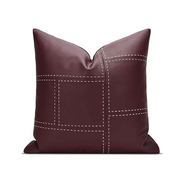 Double sided- texture and color matching  Leather Burgundy 45x452
