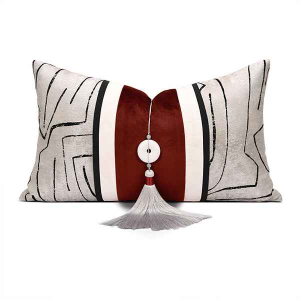 Velvet White Burgundy 30x504