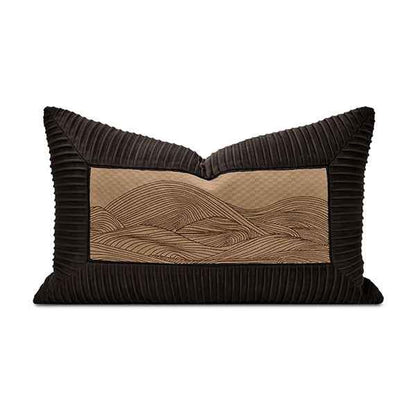 Embroidered Rectangular-Dark Brown 30x504