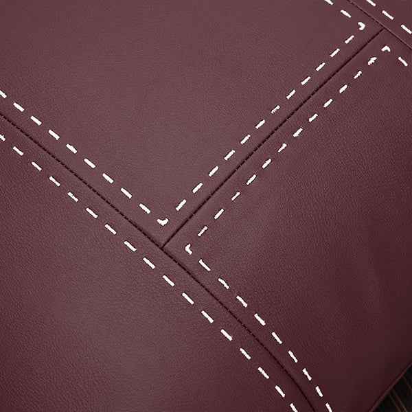 double-sided-texture-and-color-matching-leather-burgundy-45x45