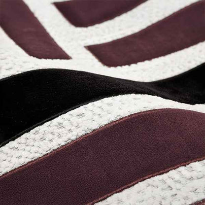 Abstract Burgundy White 45x455