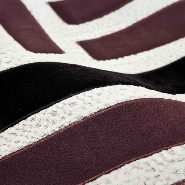 Abstract Burgundy White 45x455