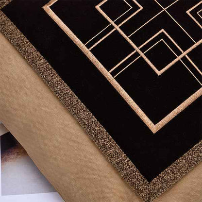 Solid, Abstract, Stripe, Yellow Brown Black 45x454