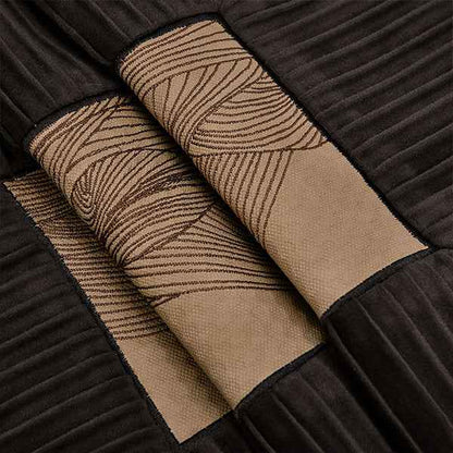 Embroidered Rectangular-Dark Brown 30x506