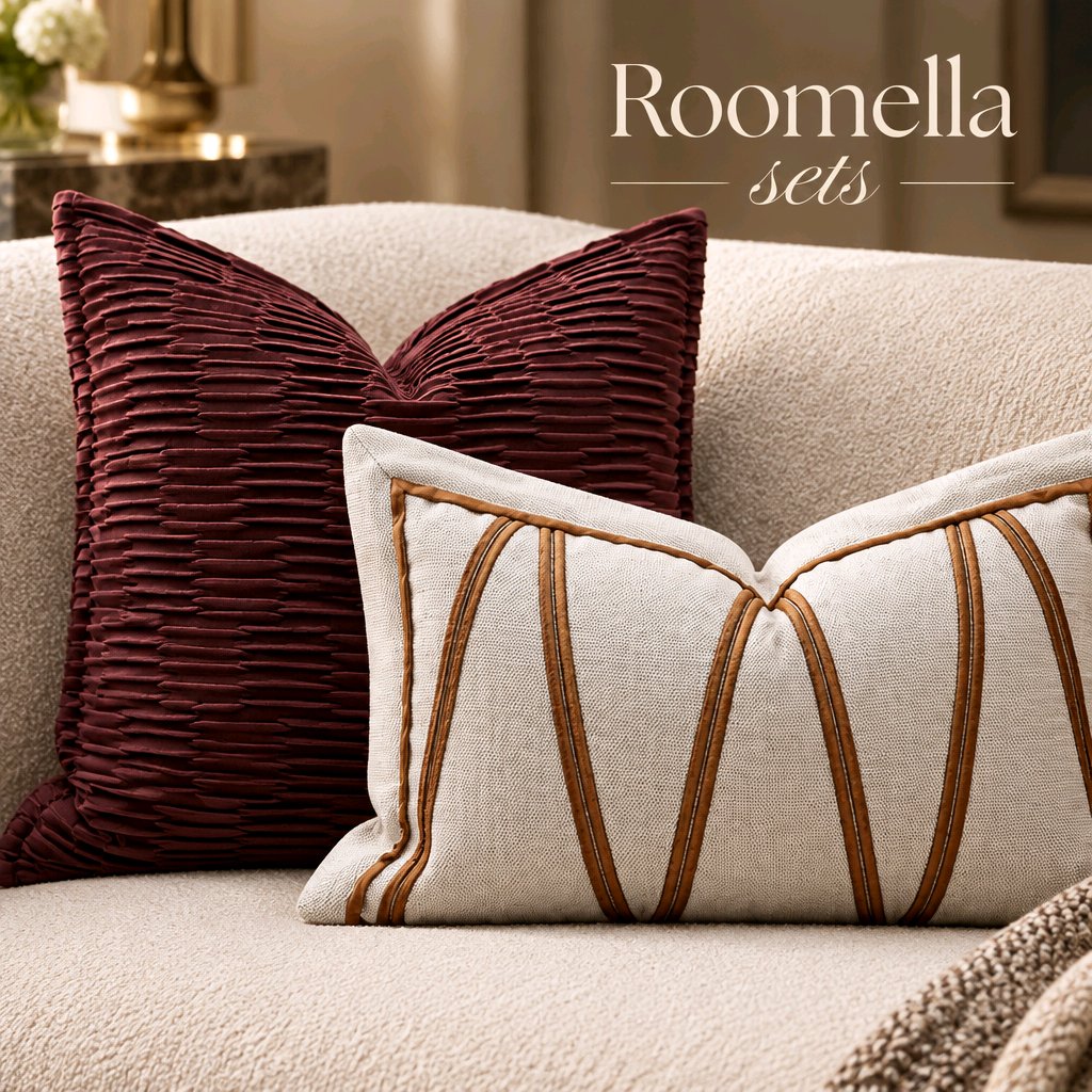 velvet-burgundy-and-linen-lumbar-zigzag-white-and-brown